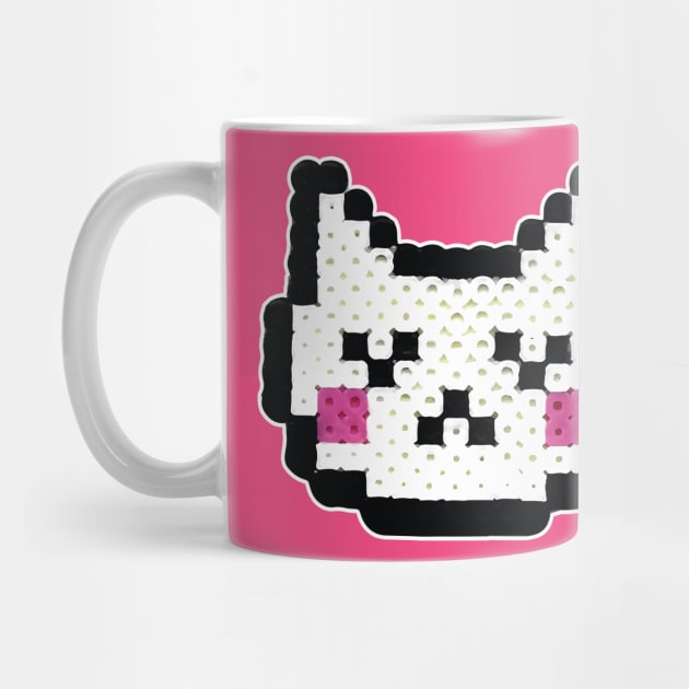 Sleepy Cat 8-bit Pixel Art by StebopDesigns